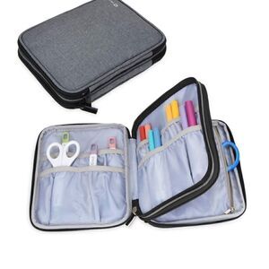 Gray Cricut Accessory Carry Travel Case